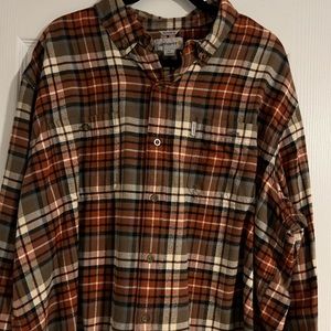 Carhartt Mens Button-down Flannel